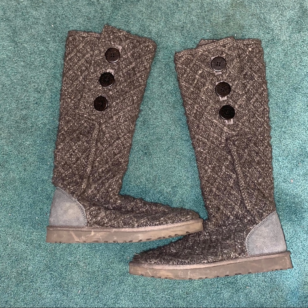 Knit Gray Ugg’s - image 1